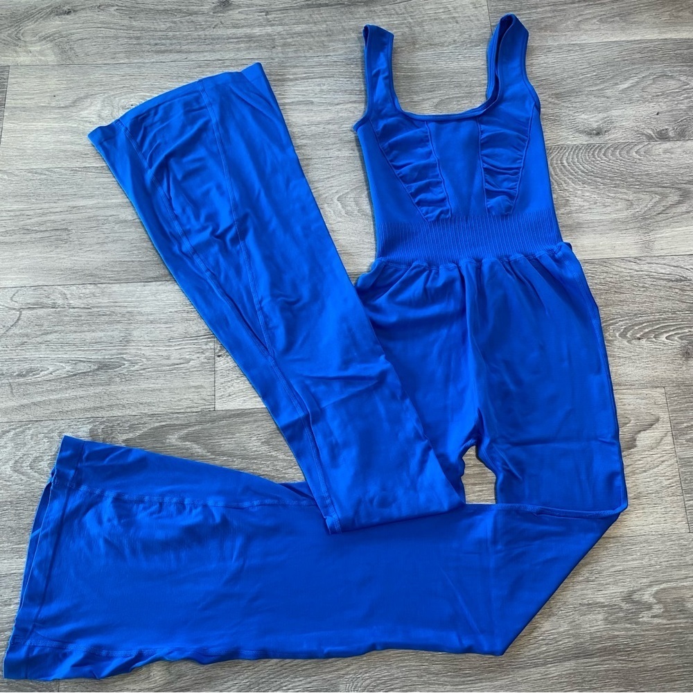 New FP Movement Good Karma Flare Onesie in Mid Atlantic Size XS/S